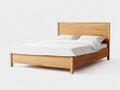 Letto matrimoniale - Legno - 210x168x104 cm - Rovere dorato - scandinavo